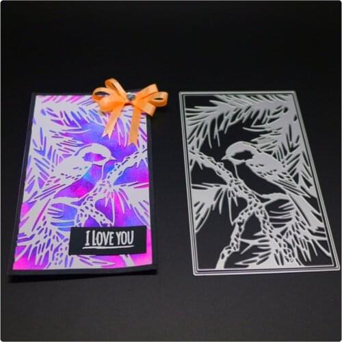 224 Bird Cover Metal Cutting Dies For Scrapbooking Stencils DIY Album Paper Cards Decoration Embossing Folder Craft Die Cut Cuts