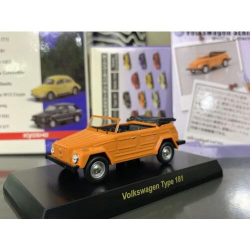 KYOSHO 1/64 Volks wagen VW Type 181 Collect die casting alloy trolley model