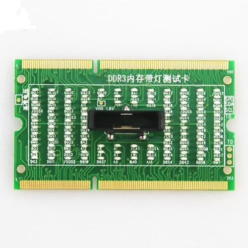 DDR3 204-Pin SO-DIMM Notebook Laptop RAM Memory Upgrade Module Forward and Reverse Dual-purpose Tester