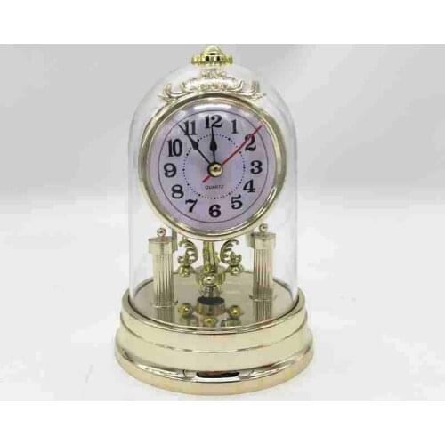 Table Clock European Retro Style Clock Living Room Clock Antique Silent Desktop Clock Office Alarm Clock Home Decoration Clock