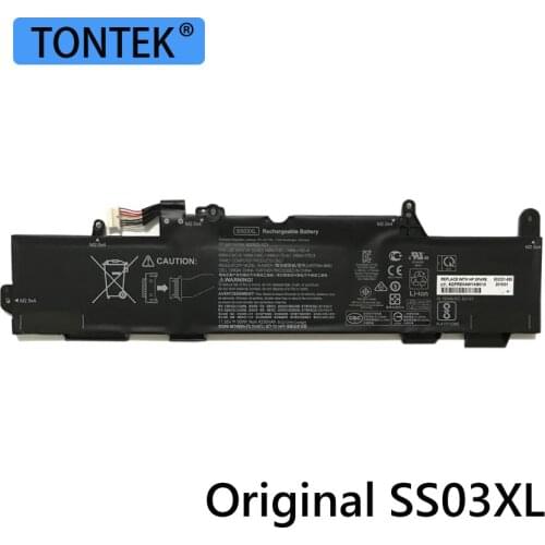 Genuine Laptop Battery SS03XL For HP ZBOOK14U G5 730 735 740 745 830 840 846 SS03 933321-855 HSTNN-LB8G 11.55V 50Wh 4330mAh