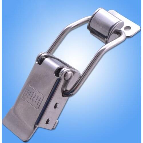 Stainless steel hasp industrial instrument lock buckle Safety box bag machine medical furniture hardware part