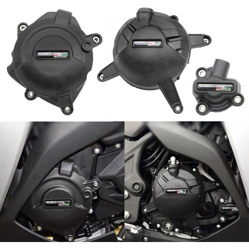 Fits YAMAHA YZF R25 R3 MT-03 15-20 Engine Cover Crash Protector Pad Gear Box Frame Slider Crank Case 2016 2017 2018 2019 2020