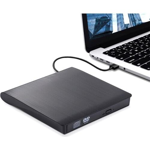 Portable USB 3.0 DVD-ROM Optical Drive External Slim CD Disk Reader DVD Player 1 Set
