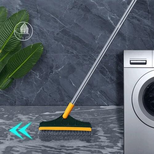 Bathroom Kitchen Floor Crevice Cleaning Brush Brushes Long Handle Stiff Broom Mop for Washing Windows Toilet Brush