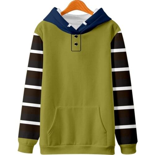 Anime Creepypasta Hoodie Ticci Toby Jacket Cosplay Costume Anime 3D Sweatshirt Mens Casual Autumn Pullover Plus Size