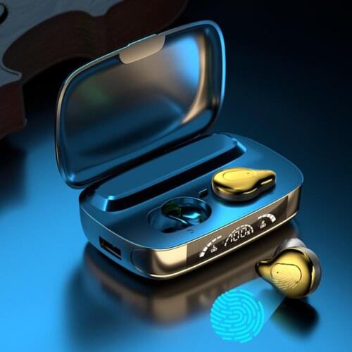 TWS Pro Bluetooth 5.0+EDR Earphones 1200mAh Charging Box Headphone 9D Stereo Sports Waterproof Earbuds Headsets With Microphone