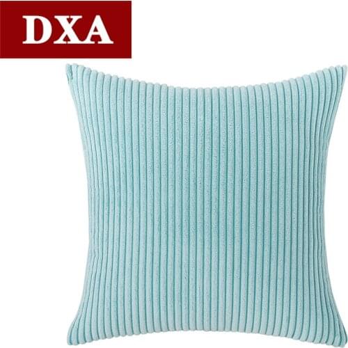 Striped Corduroy Pillow Cover Sofa Cushion Cover for Living Room Nordic Home Decor Supersoft Throw Solid Pillowcase Decorative