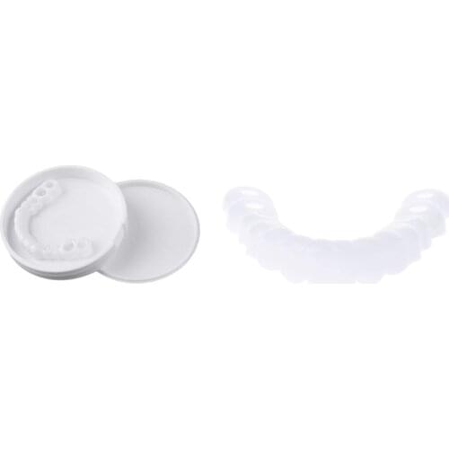 Denture Teeth Bottom Tooth Simulation Artificial Dental Care Smile Instant Whitening Comfort Beauty Tools Cover Cosmetic False N