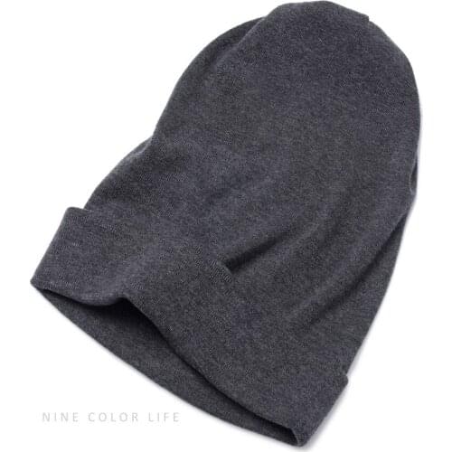 100% wool Knitted Hat Women Winter Men Unisex Warm Fashion Knit Luxury Brand autumn Knit