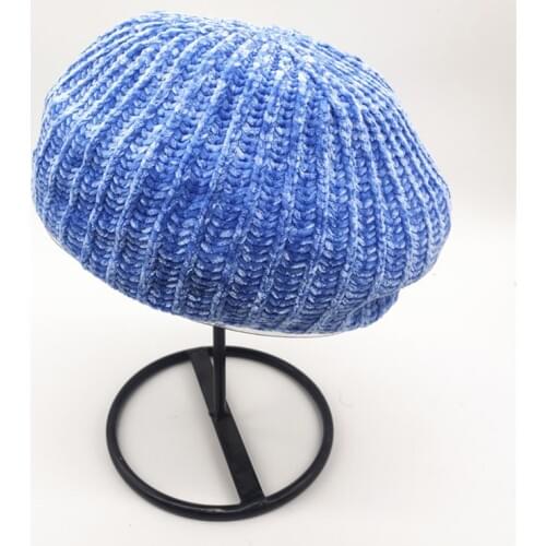 2020 winter british women casual corduroy beret caps Autumn lady girl cotton beret cap warm Artist pumpkin hats Panama gorros