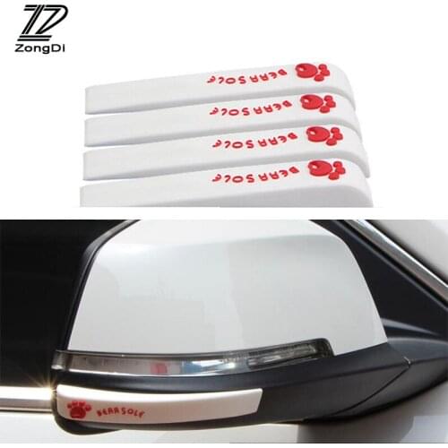 ZD 6Pcs Car Rearview Mirror Anti-collision Stickers For VW polo passat b5 b6 golf 4 5 6 Ssangyong kyron Chery tiggo accessories