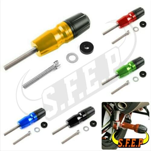 Motorcycle Accessories Exhaust Pipe Slider Frame Sliders Crash Pad Protector Anti Crash Protection For Kawasaki Honda Yamaha