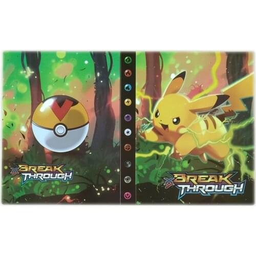 New Pokemon Card Binder Collection Pokemon Cards Album Book Toy Card Handbook For Pokemon GX EX 30 Page Hold 240pcs