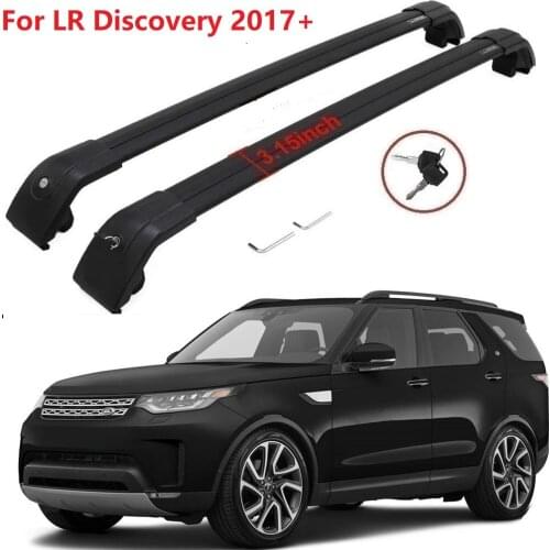 Good quality Black For Land Rover Discovery 5 L462 2017 2018 2019 2020 baggage luggage rack rail roof rack cross bar