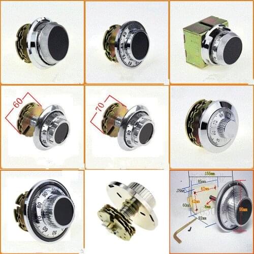 Safe combination lock mechanical household safe manual turntable lock core complete set of accessories universal tiger