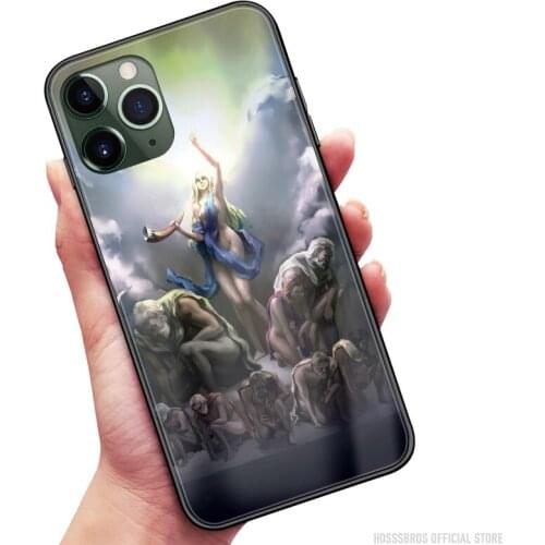 The Nine Titans Attack on Titan Silicone Glass for iPhone SE 6 6s 7 8 Plus X XR XS 11 12 Mini Pro Max Phone Case Cover Shell