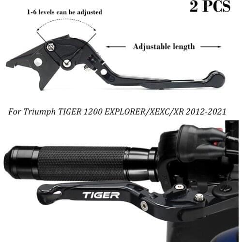 For Triumph TIGER 1050/Sport 2007 2008 2009 2010 2011 2012-2016 CNC Adjustable Folding Extendable Motorcycle Brake Clutch Levers