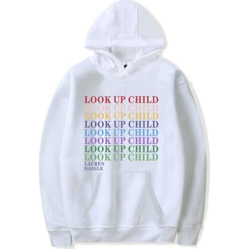 Lauren Diagle Spring new Hot Sale Text Graphic Print Hoodie Comfortable Loose Hoodie Casual All-match Harajuku Unisex Hoodie top