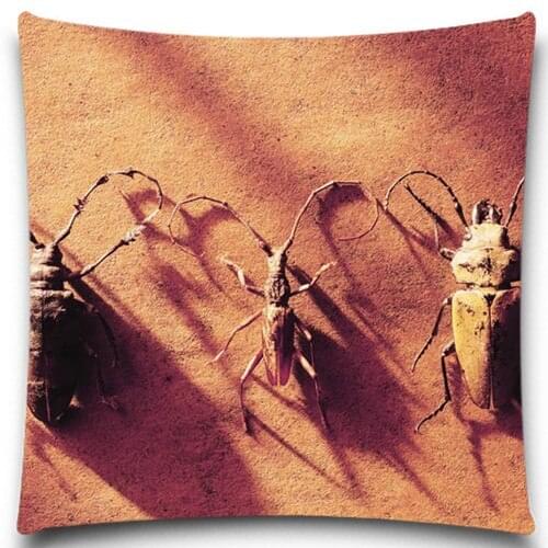Fashion insect Cricket Cotton polyester Cushion Cover Home Living Textile Decorative Chair Seat