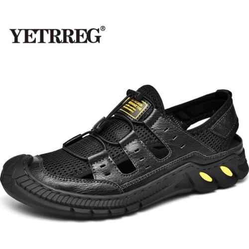 Fashion Light Casual Shoe Mens Beach Sandals 2021 Summer Gladiator Mens Sandals Outdoor Wading Shoes Breathable Men Shoes