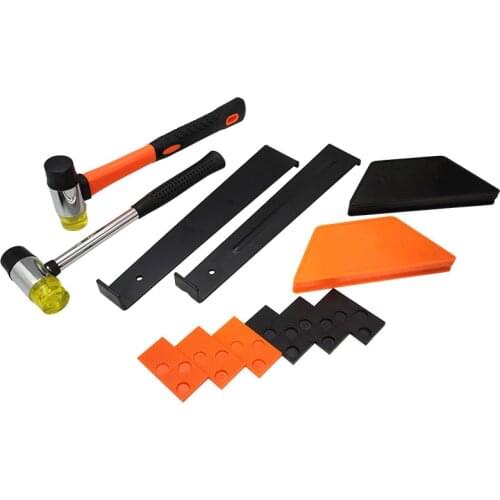 Wood Floor Installation Tool Set Solid Wood Laminate Floor Tool Installation Hammer Pull Back Hook Gasket