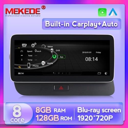 NEW!10.25" Android 9.0 System Car IPS Screen 1920*720R car Radio For Audi Q5 2009-2017 With 4+64G GPS navigation Google Carplay