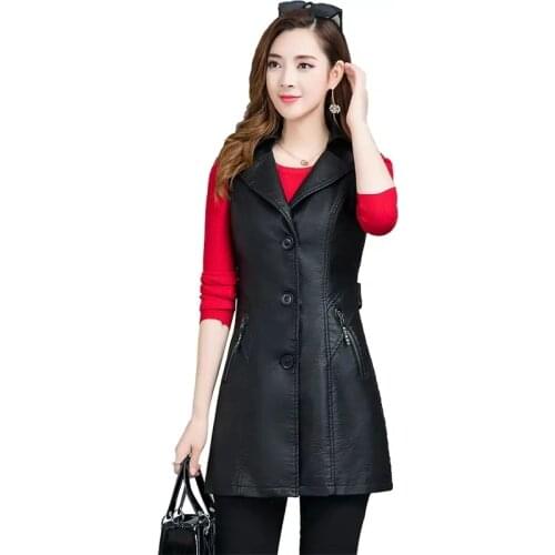 OKXGNZ Women's Leather Vests