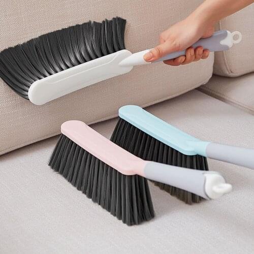 Soft Fur Bed Brush Dust Removal Artifact Broom Cleaner Sweeping Brush Long Handle Household Cleaning Sofa Dust Brush