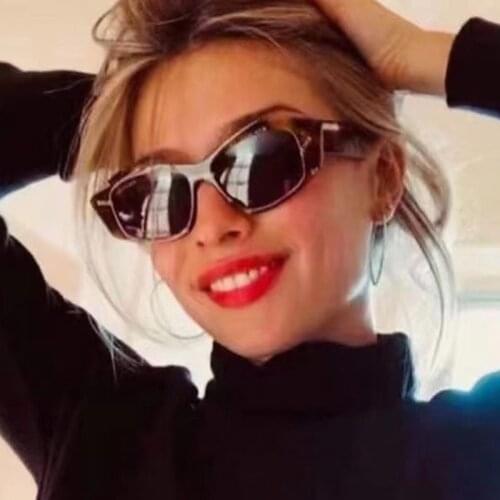 Fashion Vintage Cat Eye Sunglasses Women 2021 Luxury Brand Designer Popular Travel Colorful Sun Glasses Cute Ladies Shades UV400