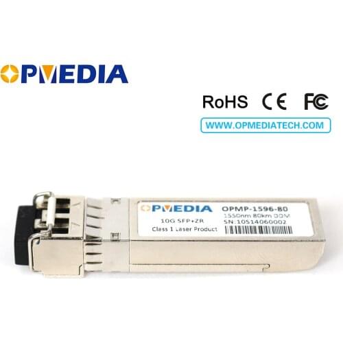 Compatible with FOUNDRY 10GBASE-ZR SFP+ transceiver,10G 1550nm 80km SFP+ ZR optical module with dual LC connector and DDM