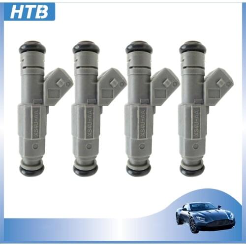4x 0280155887 High Quality Fuel Injector For Ford Contour Escape Escort Focus Mercury Cougar 1998-2004 0 280 155 887 XS4U-AA