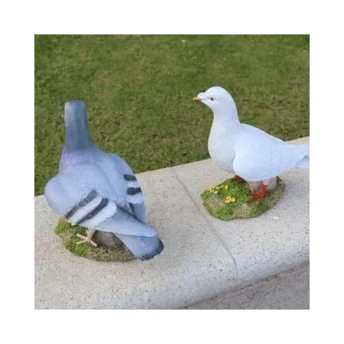 Pigeon Decoration Home Balcony Garden Garden Decoration Wedding Gift Resin Simulation Bird free shipping