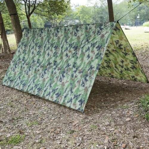 Outdoor Shelter Ultralight Tarp Camping Survival Sun Mat Shelter Beach Waterproof Shelter Multifunctional Rain Beach Awning