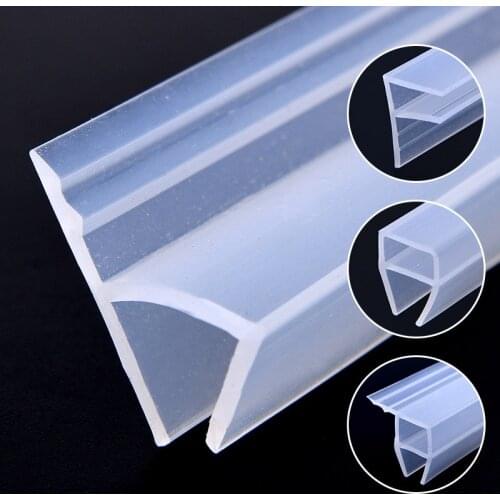 5M Silicone Rubber Window Sealing F U h Corner Shape Door Weather Strip Draft Stopper For Shower Room Acoustic Panel 6/8/10/12mm