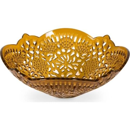 Vintage Honey Color Fruit Bowl