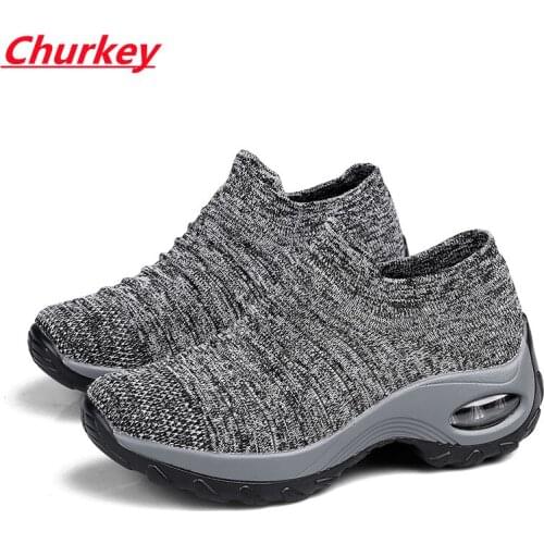 Women Casual Shoes Mesh Comfortable Breathable Woman Sneakers Set Foot Increase Walking Fitness Plus Size Vulcanized Shoes