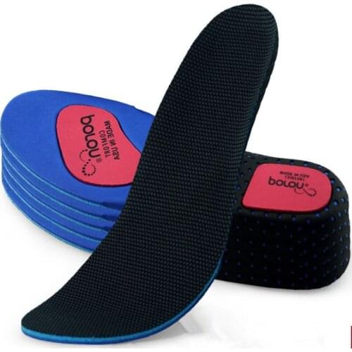 1 Pair Poron Breathable Cushioning Insole Cropable Mens And Womens Shock-absorbing EVA Sports Insoles