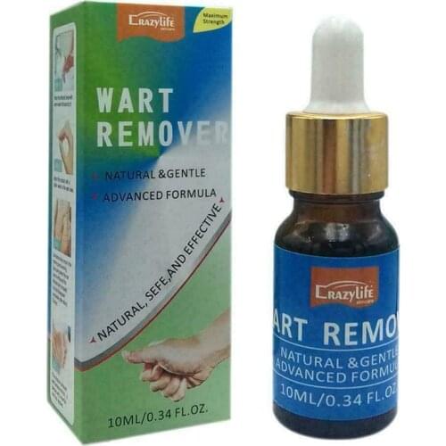10ml Foot Corn Removal Plantar Warts Genital Wart Treatment Wipe Off Tags Liquid Wiper Remover Care Liquid Skin Care Essence