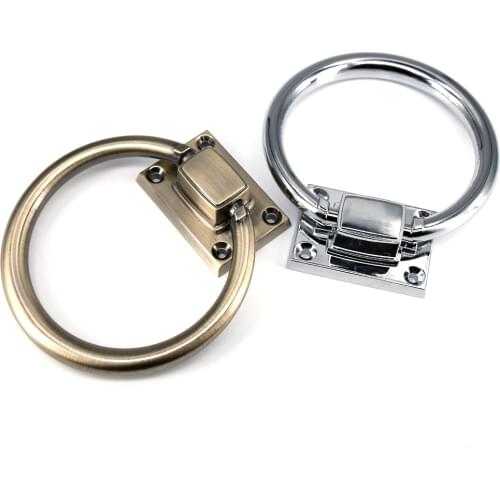 1x Modern Cabinet Knobs Drawer Door Bin Wardrobe Drop Ring Pulls Handle 98mm Wooden Door Knocker Chair Pulls Handle