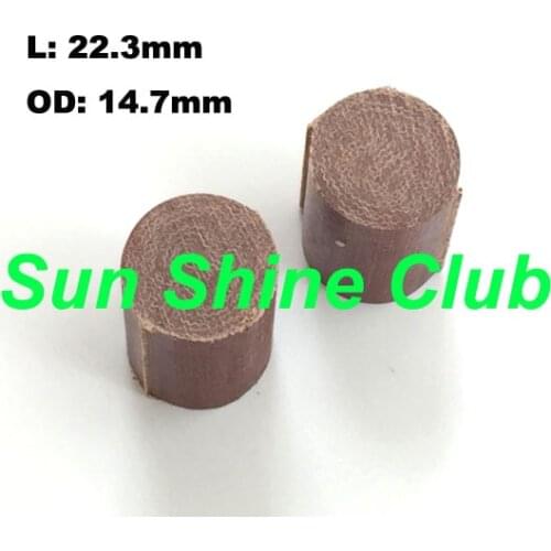 Free shipping 10pcs/lot New Solid Bakelite Billiards Pool Cue Ferrules OD:14.7mm Coffee Bakelite Cue Stick Ferrules for Billiard
