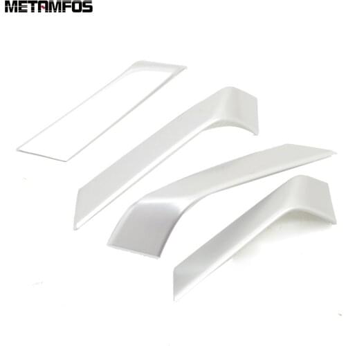 For Volkswagen Touran 2016-2018 2019 Matte Inside Door Hand Catch Cover Trim Decoration Strip Interior Accessories Car Styling