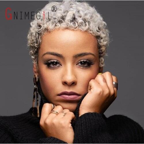 GNIMEGIL White Wigs