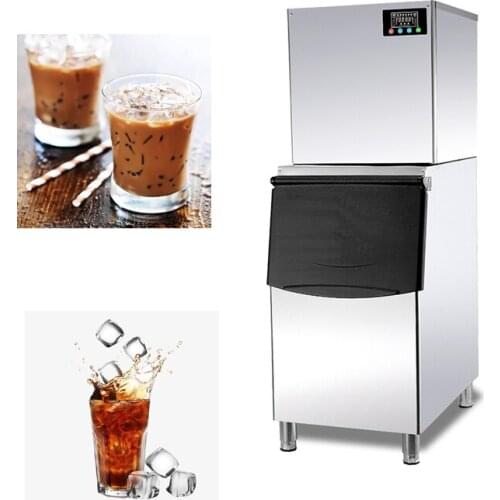 Hot selling big commercial 200kg/d ice cube making machines/300kg/24hr ice maker ice gourmet cube maker for coffee shop