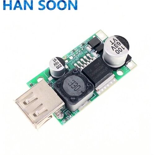 LM2596HV 5V DC-DC 7-56V 9V 12V 24V 36V 48V to Fixed 5V 3A Non-isolated Step Down Buck Converter Module USB Charger Module