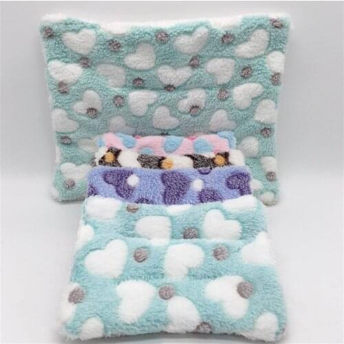 Small Animal Guinea Pig Hamster Bed House Winter Warm Squirrel Hedgehog Rabbit Chinchilla Bed Mat House Nest Hamster Pet Supply