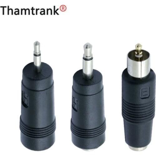 MONO 2.5mm Jack Male Plug to DC Power Connector 5.5x2.1mm Female Jack Socket Adapter High quality Plastic adaptor converter