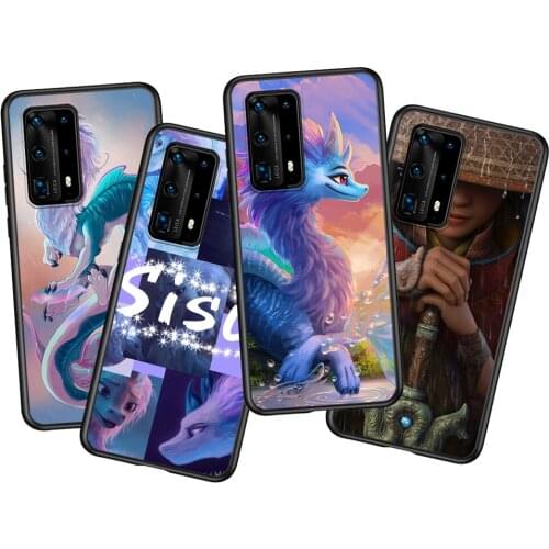 Raya and The Last Dragon Soft TPU Silicone For Huawei P40 P30 P20 Pro P10 P9 P8 Lite RU E Mini Plus 2019 2017 Black Phone Case