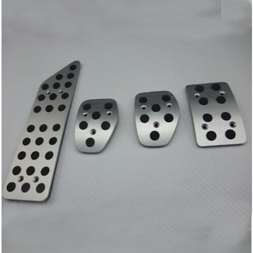 Stainless steel Fuel Brake Footrest Pedal AT/MT for Peugeot 508 Citroen C5