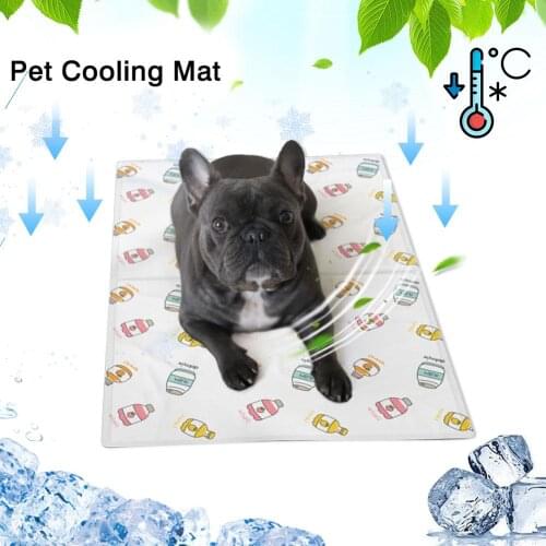 Summer Pet Dog Cooling Mat Automatic Cooling Pad Cushion Pet Cool Mat Dogs Bed Pet Ice Pad Keep Cool for Dogs Cats